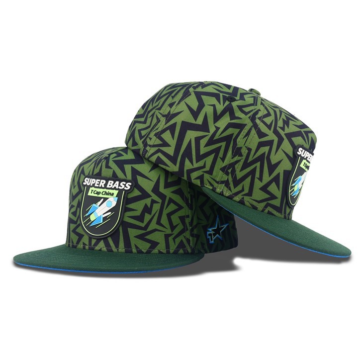 Zelena crtana raketna guma kapica