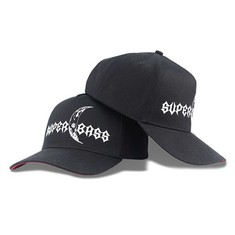 Crna elegantna bejzbol kapu od čipke