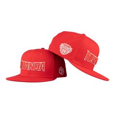 TCAP Custom Fabric lubenica crvene originalne kape s slovom i kopčom, šeširi s 3D vezom